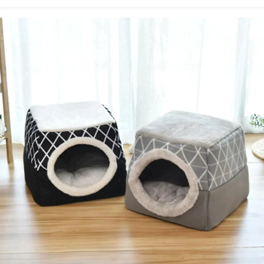 Soft Pet Cave Bed