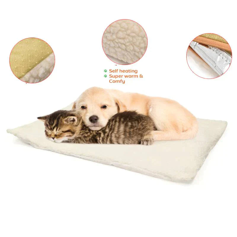 Self-Heating Pet Bed