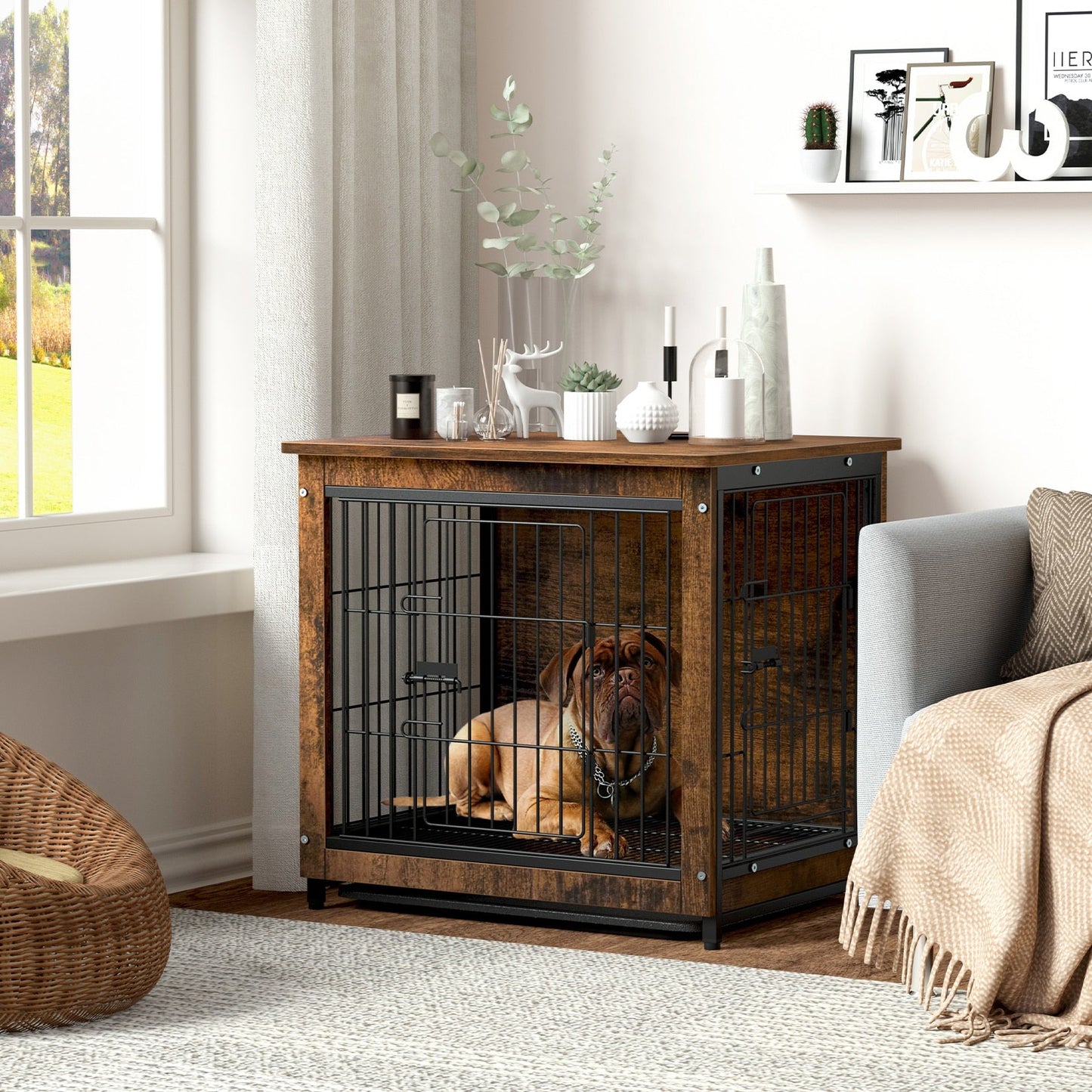 Vintage Dog Cage