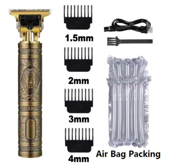 The Beard God - Engraved Metal Precision Trimmer