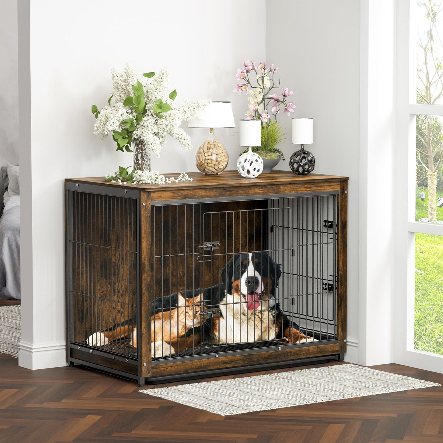 Vintage Dog Cage