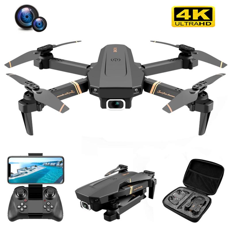 2021 NEW V4 RC Drone 4k HD Wide Angle Profesional Camera 4k WIFI Live Video FPV 4K/1080P Drones With Quadrocopter Dron Toys