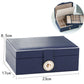 New Double-Layer Velvet Jewelry Box