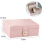 New Double-Layer Velvet Jewelry Box